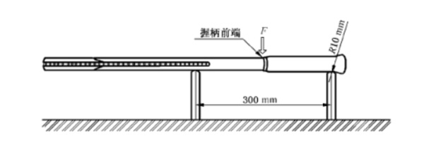 圖9：拍柄抗壓強(qiáng)度的測量